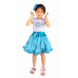 AM17047- Turquoise Chevron Birthday Girl Dress Up Gift Set